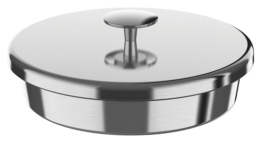 Tapa inoxidable para cubeta de heladería Fricosmos ø225x55 mm