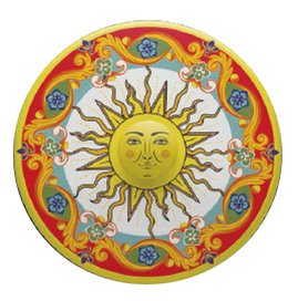 Tapa modelo Sol para cubeta de heladería Fricosmos ø225x55 mm