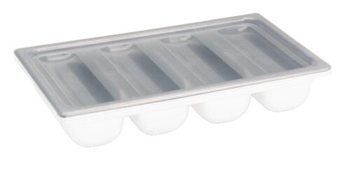 Tapa para cubertero de plástico gris GN 1/1 Fricosmos 530x325x20 mm
