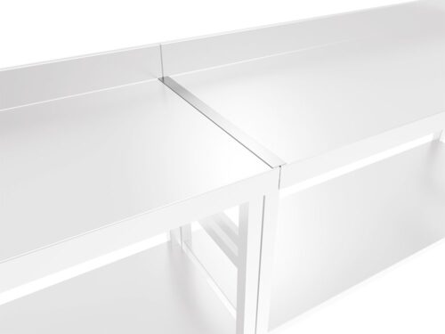 Dibujo técnico: Tapajuntas inox de unión para mesas y fregaderos Fricosmos 475x35x39 mm
