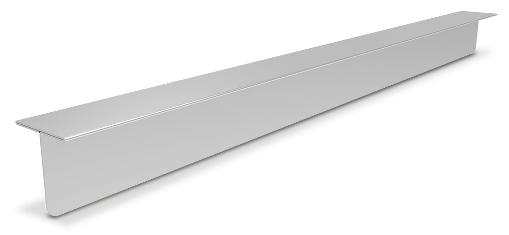 Tapajuntas inox de unión para mesas y fregaderos Fricosmos 675x35x39 mm