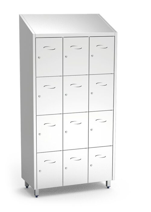 Taquilla casillero inox 12 compartimentos Fricosmos