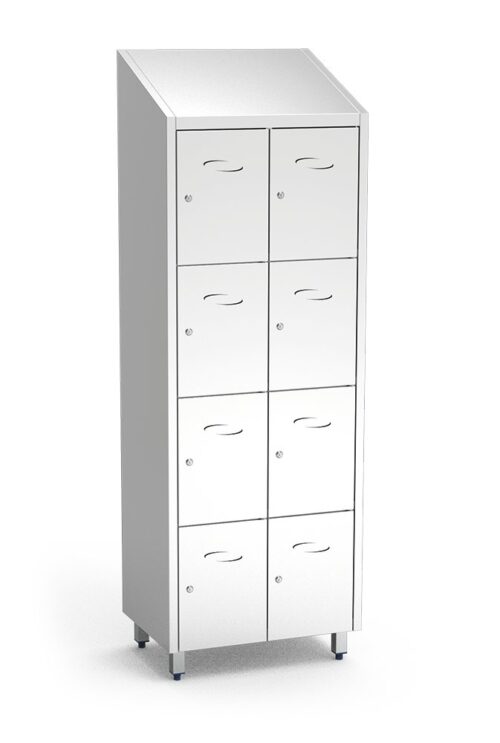 Taquilla casillero inox 8 compartimentos Fricosmos