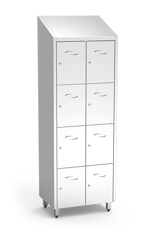 Taquilla casillero inox 8 compartimentos Fricosmos