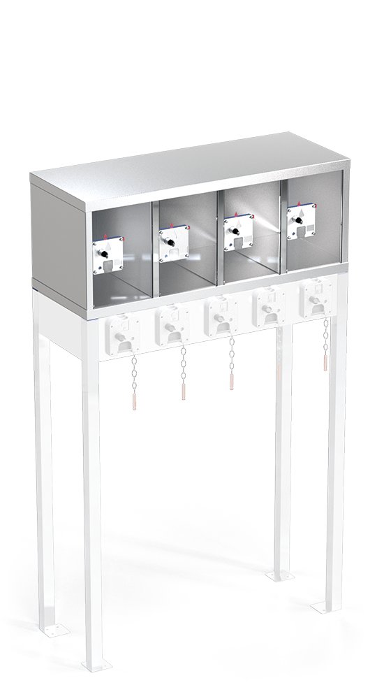 Taquilla consigna de acero inox Fricosmos
