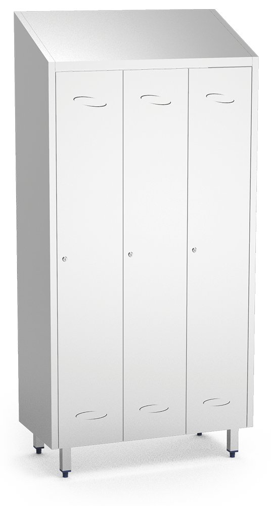Taquilla grande inox 3 puertas Fricosmos