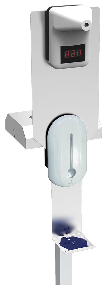 Termómetro infrarrojo con adaptador para columna Fricosmos