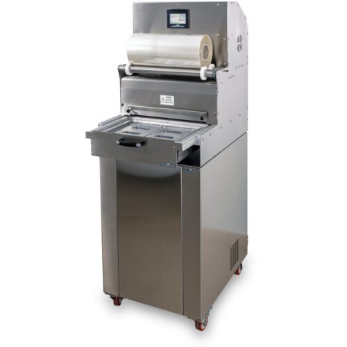 RP-RC430V semi-automatic tray sealer, side view