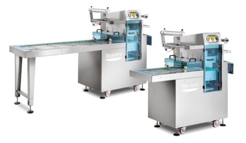 Tecnotrip TSB-AC-175 (left) and TSB-AC-70 (right) automatic tray sealers