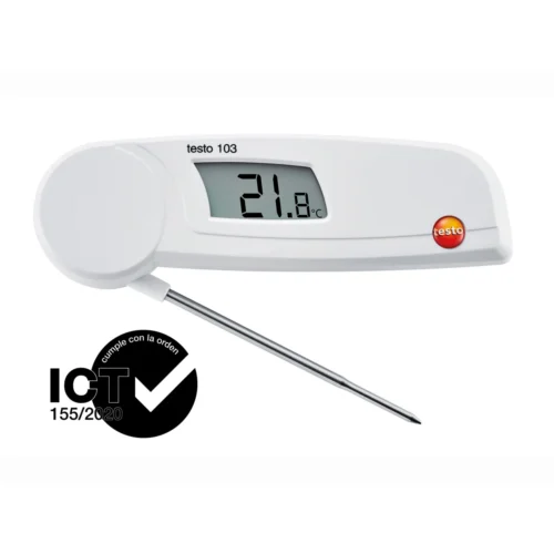 Termómetro plegable para alimentos testo 103 · testo 103 folding food thermometer