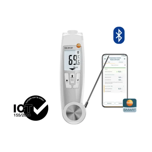 testo 104-IR BT con App testo Smart · testo 104-IR BT with testo Smart App