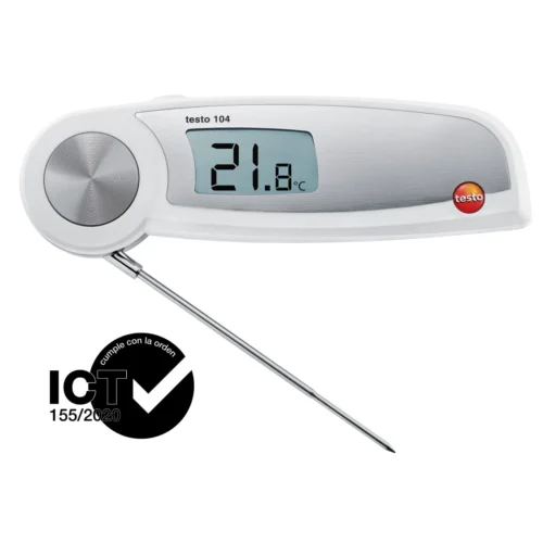 Termómetro de penetración estanco para alimentos testo 104 · testo 104 waterproof food thermometer