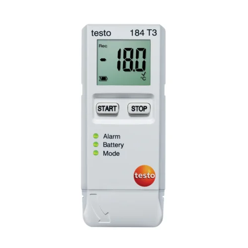 Monitor de temperatura para transporte testo 184 T3 · testo 184 T3 transport temperature monitor
