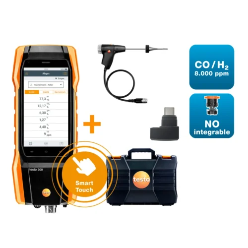 Set analizador de combustión testo 300 Longlife NEXT LEVEL · testo 300 Longlife NEXT LEVEL flue gas analyser set