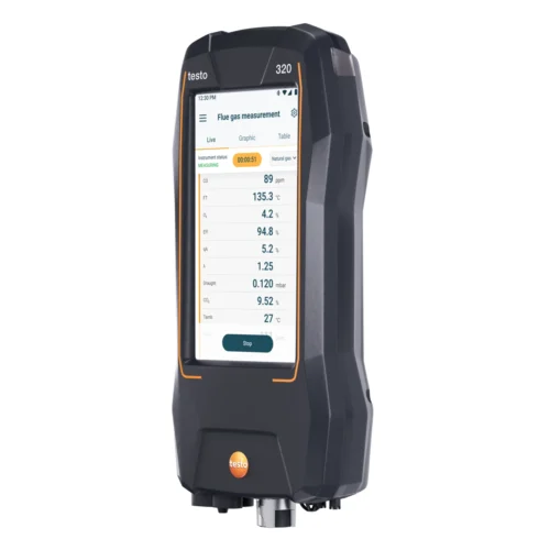 Analizador de combustión testo 320 · testo 320 flue gas analyser