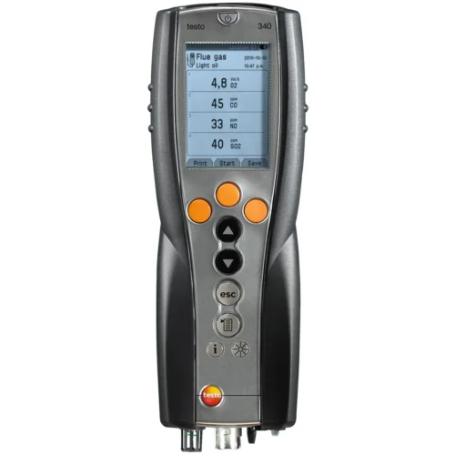 Analizador de combustión industrial testo 340 · testo 340 industrial flue gas analyser