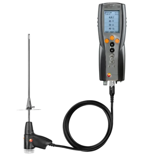 testo 340 con sonda de combustión · testo 340 with flue gas probe
