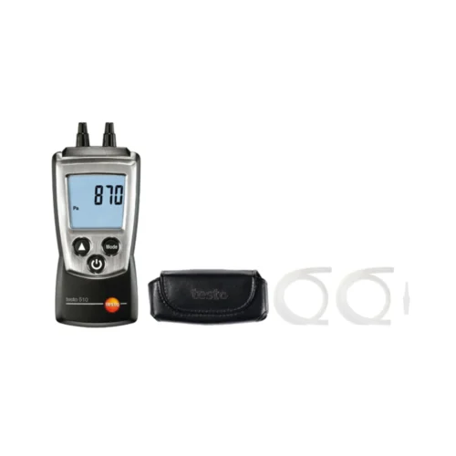 Set manómetro de presión diferencial testo 510 · testo 510 differential pressure meter set