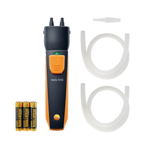 testo 510i con set de mangueras · testo 510i with hose set