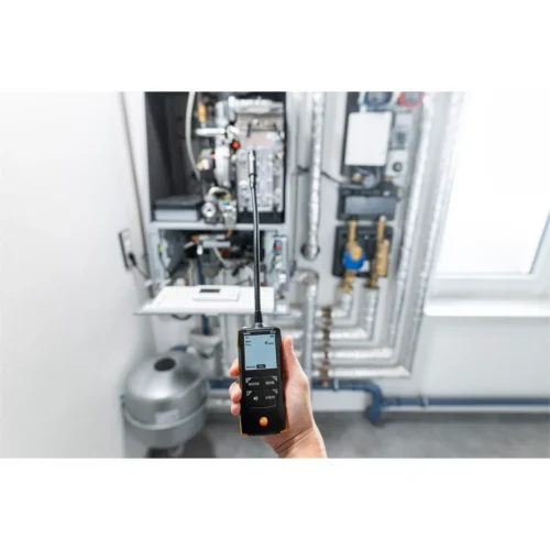 Detección de fugas de gas en caldera con testo 513 · Gas leak detection on a boiler with testo 513