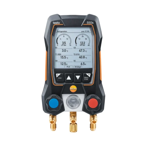 Analizador de refrigeración digital testo 550s · testo 550s digital refrigeration manifold