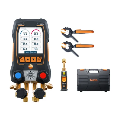 Set testo 558s con sondas inalámbricas y maletín · testo 558s kit with wireless probes and case