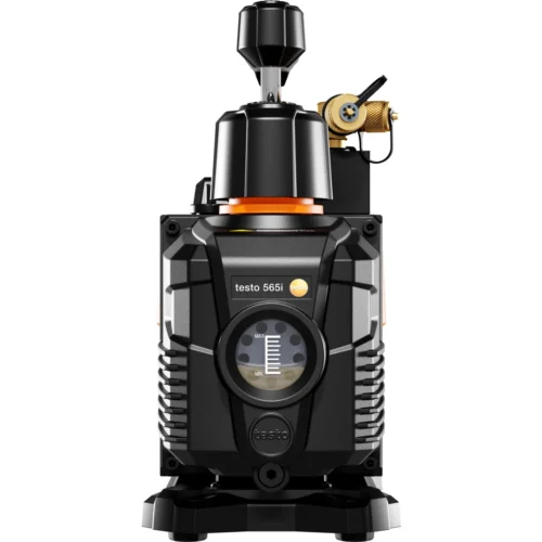 Bomba de vacío testo 565i vista frontal · testo 565i vacuum pump front view