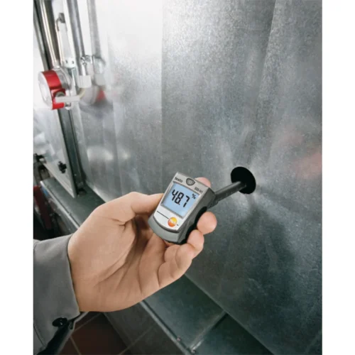 testo 605-H1 en conducto de ventilación · testo 605-H1 in a ventilation duct