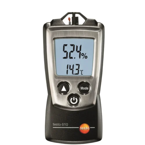 Termohigrómetro de bolsillo testo 610 · testo 610 pocket thermohygrometer