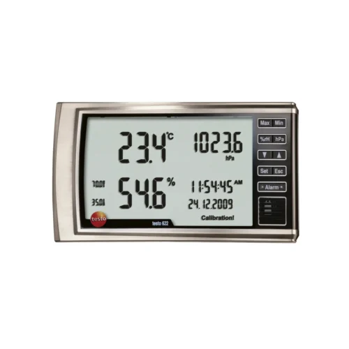 Termohigrómetro con barómetro testo 622 · testo 622 thermohygrometer with barometer