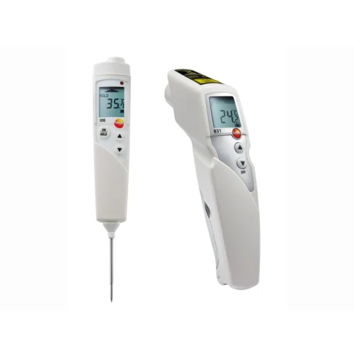 Set testo 831 con termómetro de penetración testo 106 · testo 831 set with testo 106 penetration thermometer