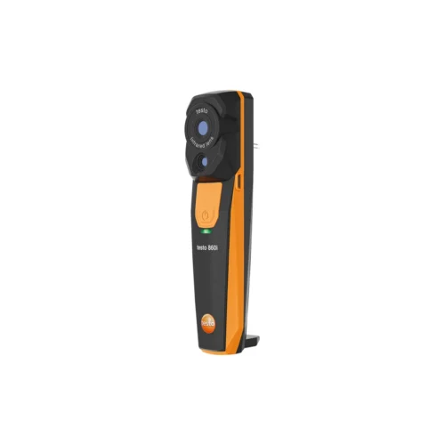 Cámara termográfica testo 860i en perspectiva · testo 860i thermal imager, perspective view