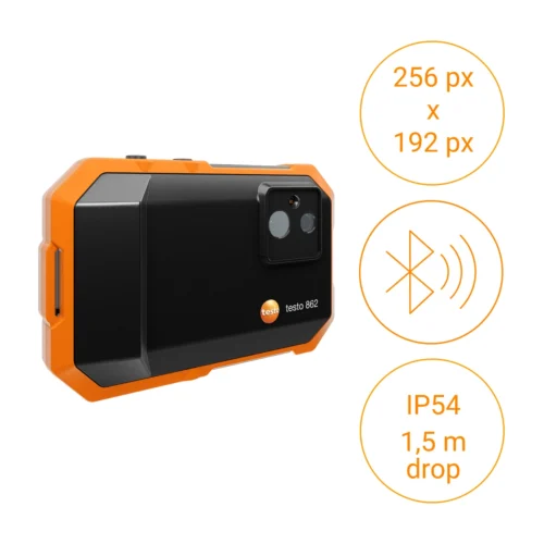 Pantalla de la cámara termográfica testo 862 · testo 862 thermal imager display