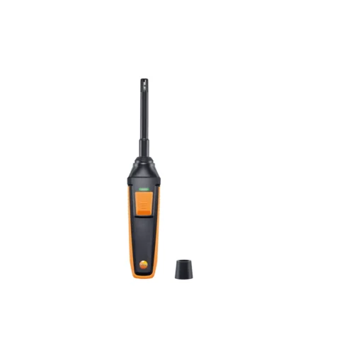 Sonda de humedad y temperatura testo con empuñadura Bluetooth · testo humidity and temperature probe with Bluetooth handle
