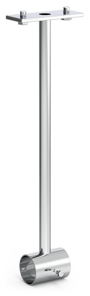 Tirante de techo inox de tubo para atornillar Fricosmos 100x40x100 mm