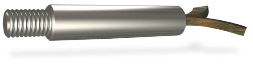 Tocho de hierro galvanizado rosca métrica Fricosmos 150 mm