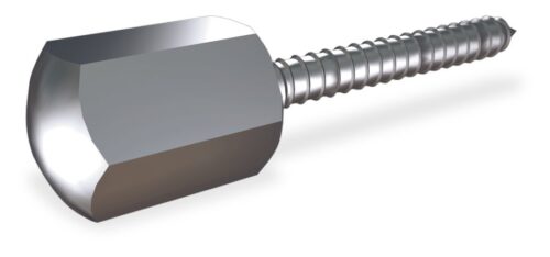 Tornillo inox barraquero con embellecedor 65x10 mm Fricosmos