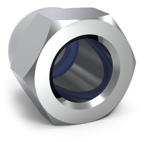 Tuerca ciega hexagonal con autoseguro Fricosmos øM6 mm