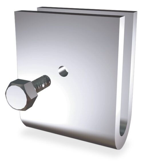 U sencilla inox soldada Fricosmos 40x50 mm