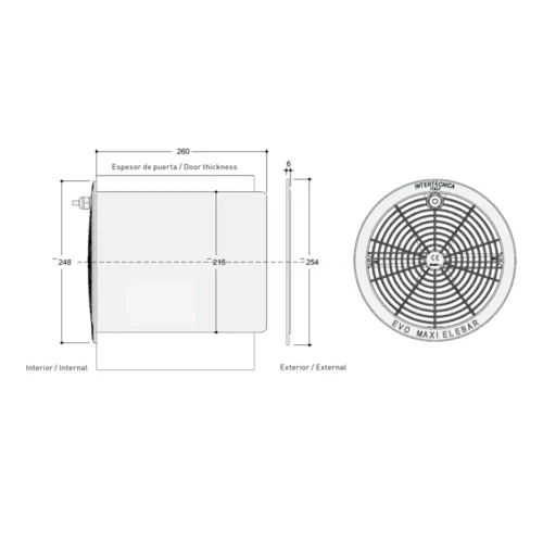 Válvula Evo-Maxielebar BT R20912 para pared – imagen 2