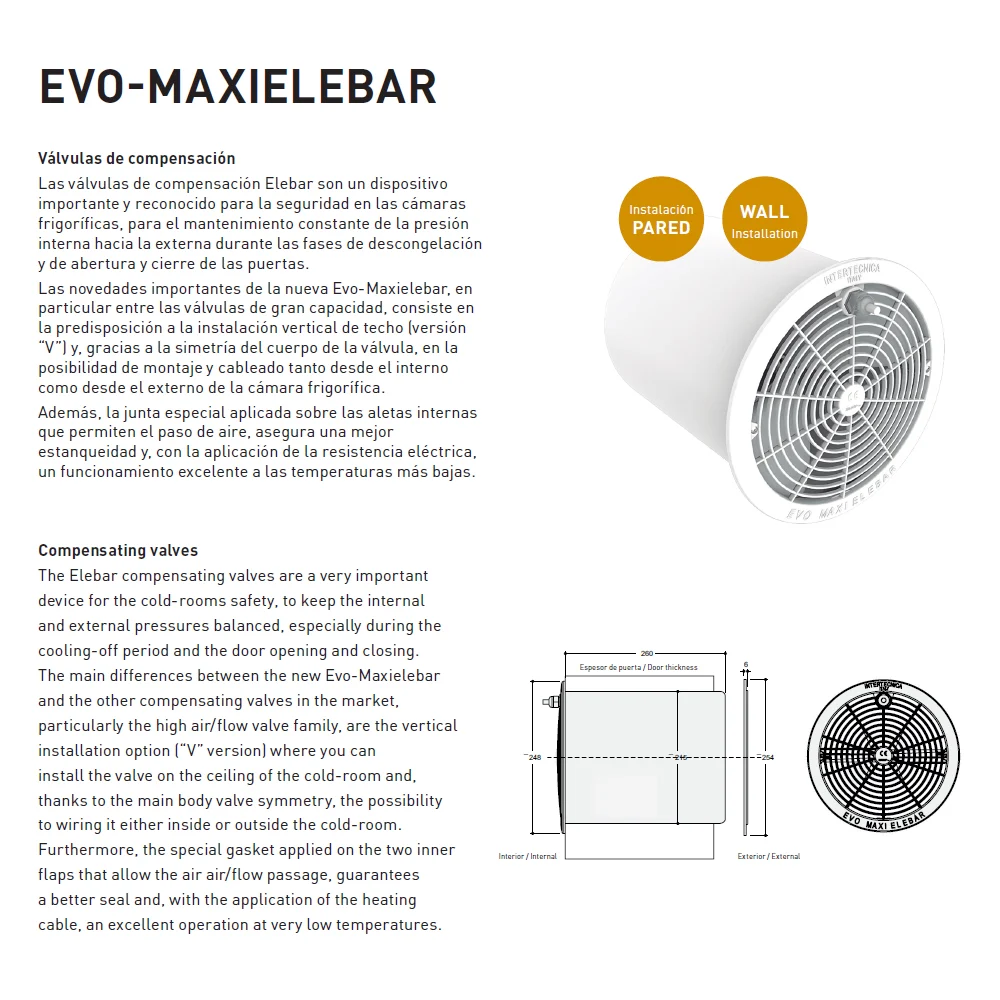 Válvula Evo-Maxielebar BT R20912 para pared – imagen 5
