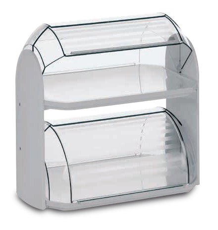 Vitrina bollería doble piso Fricosmos 315x205x290 mm