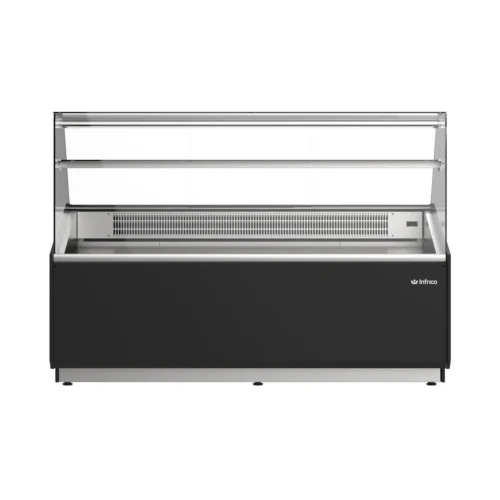 Vitrina expositora Infrico Juliet de cristal recto VJU 18 P, otra vista