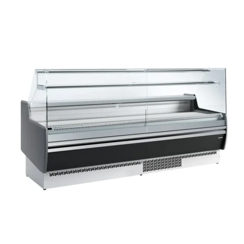 Infrico Marbella straight glass refrigerated serve-over counter (range image, VMB 15 RUP) in another finish