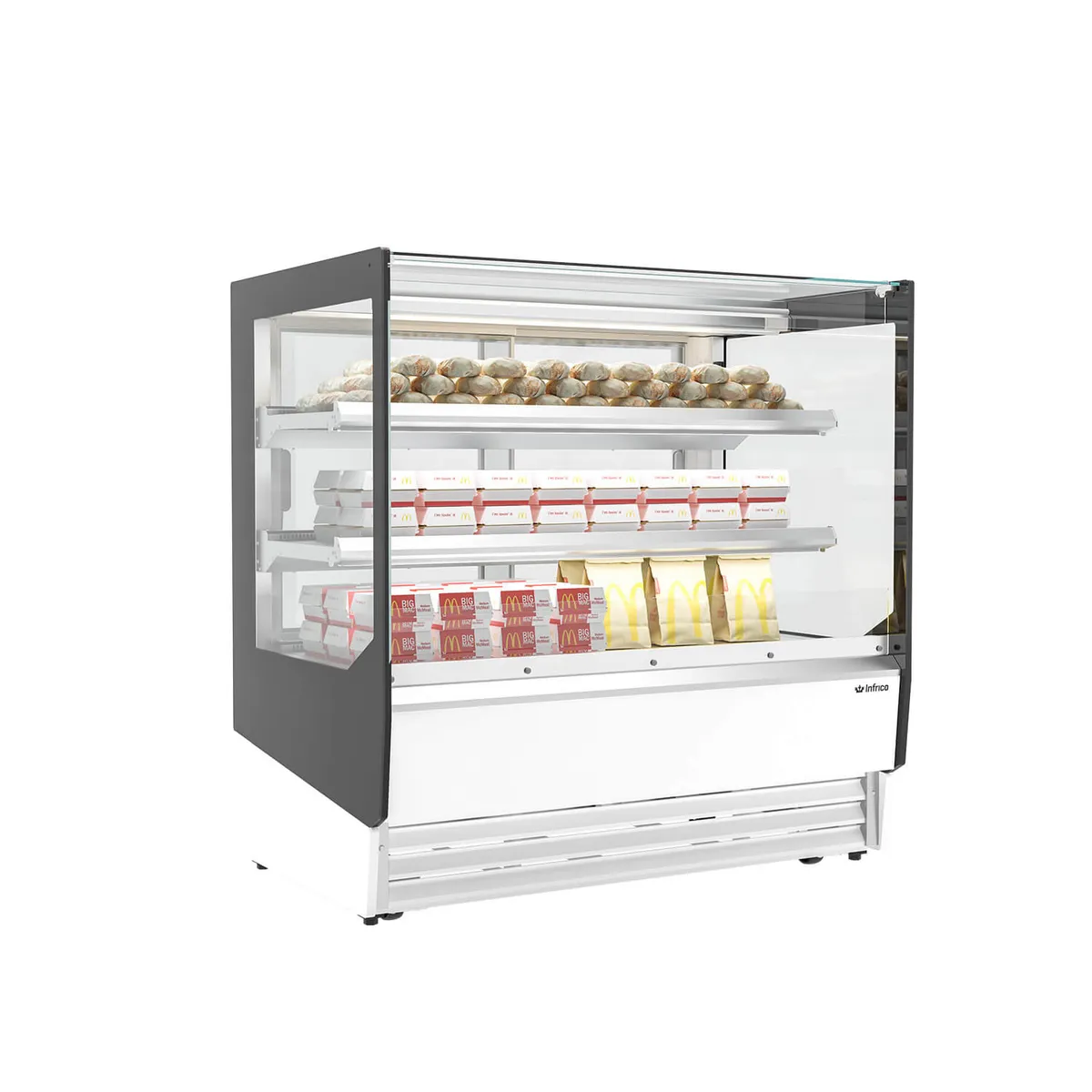 Infrico VBR 12 PC heated pastry display case
