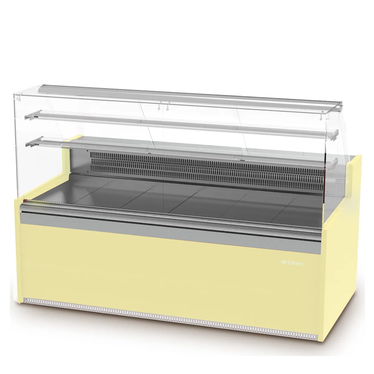Vitrina de pastelería refrigerada Infrico VGL 18 P (imagen de referencia de la serie)