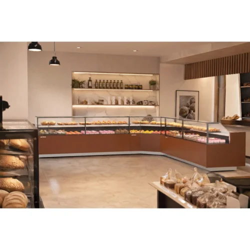 Infrico VMG 25 RULG refrigerated pastry display case, another view
