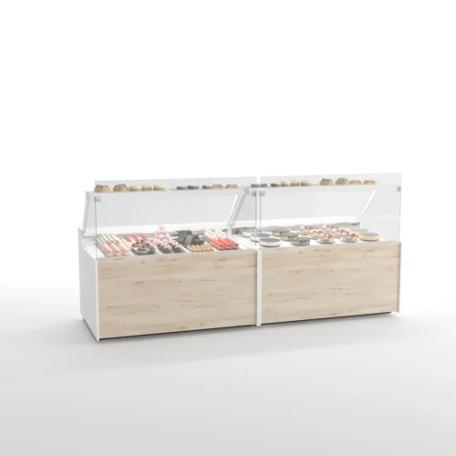 Infrico VMR 12 refrigerated pastry display case, another view
