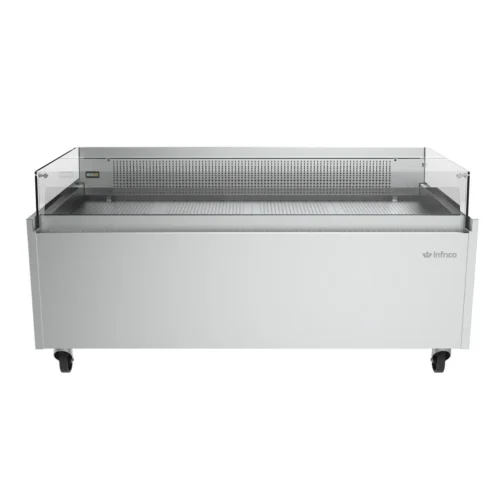 Front view of the Infrico VML 15 B fish display case