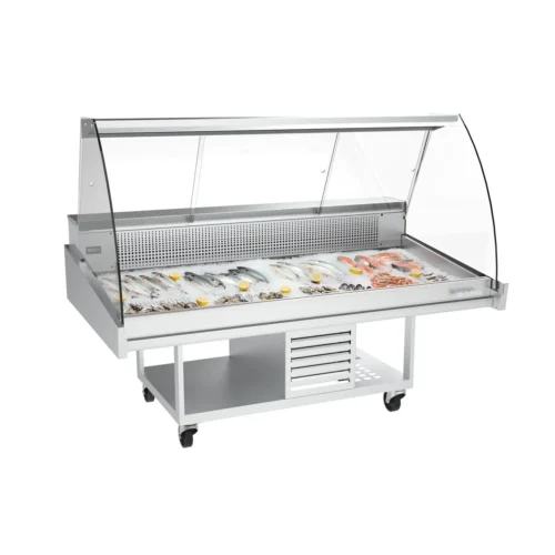 Infrico VML 15 CNK display case with fish on display